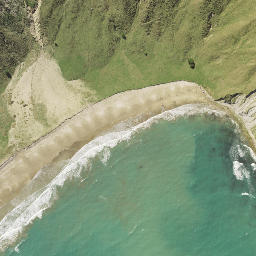 Satellite imagery of Gable End Foreland, NZ