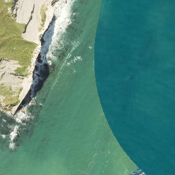 Satellite imagery of Gable End Foreland, NZ