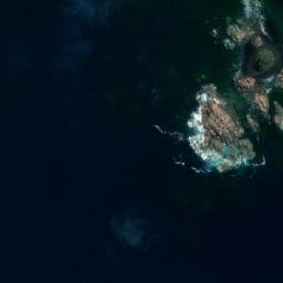 Satellite imagery of Pyramid Rock, AU