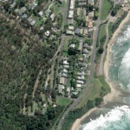 Satellite imagery of Point Grey, AU