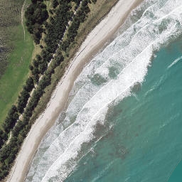 Satellite imagery of Te Anaopaikea Point, NZ