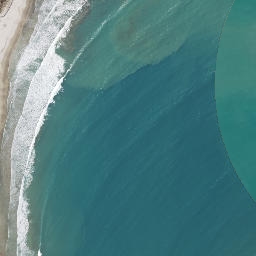 Satellite imagery of Te Anaopaikea Point, NZ