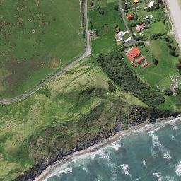 Satellite imagery of Te Anaopaikea Point, NZ