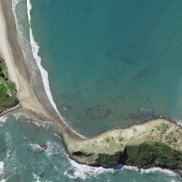 Satellite imagery of Te Anaopaikea Point, NZ