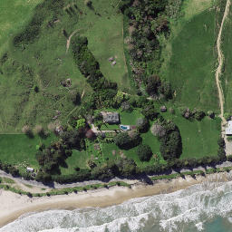 Satellite imagery of Turihaua Point, NZ