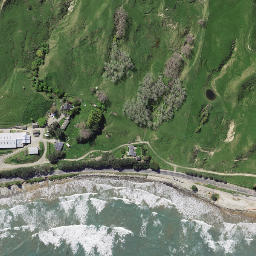 Satellite imagery of Turihaua Point, NZ