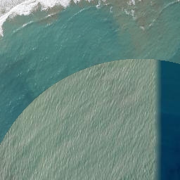 Satellite imagery of Turihaua Point, NZ