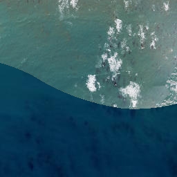 Satellite imagery of Turihaua Point, NZ