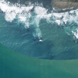 Satellite imagery of Tatapouri Point, NZ