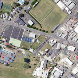 Satellite imagery of Cook Monument, NZ