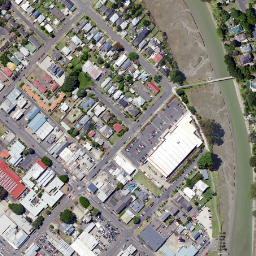 Satellite imagery of Cook Monument, NZ