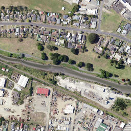 Satellite imagery of Cook Monument, NZ
