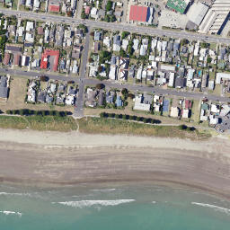 Satellite imagery of Cook Monument, NZ