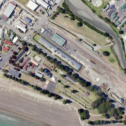 Satellite imagery of Cook Monument, NZ