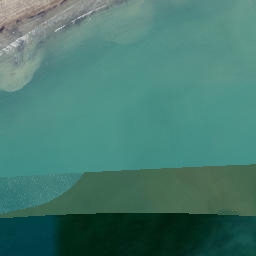 Satellite imagery of Cooks Landing Place 1769, NZ