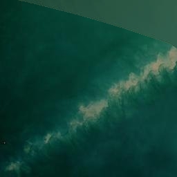 Satellite imagery of Cooks Landing Place 1769, NZ