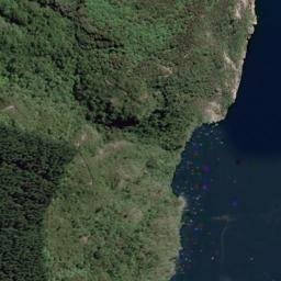 Satellite imagery of Te Poroporo Point, NZ