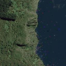 Satellite imagery of Te Poroporo Point, NZ