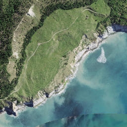 Satellite imagery of Young Nicks Head, NZ