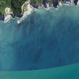Satellite imagery of Young Nicks Head, NZ