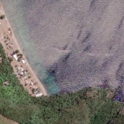 Satellite imagery of Wharekaho Point, NZ