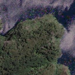 Satellite imagery of Wharekaho Point, NZ