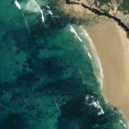 Satellite imagery of The Arched Rock, AU