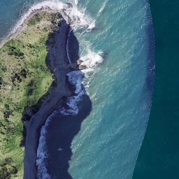 Satellite imagery of Whareongaonga, NZ
