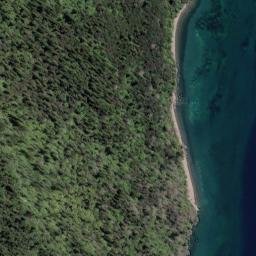 Satellite imagery of Werohanga Point, NZ