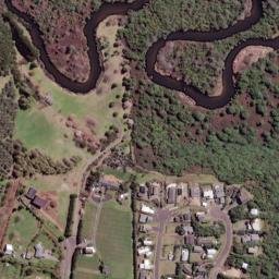 Satellite imagery of Te Rae Point, NZ