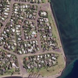 Satellite imagery of Te Rae Point, NZ