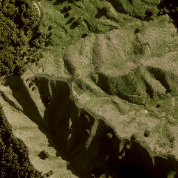 Satellite imagery of Herlihy Bluff, NZ