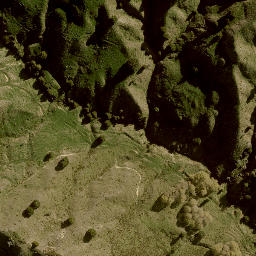 Satellite imagery of Herlihy Bluff, NZ