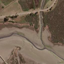 Satellite imagery of Punta Cigueña, AR