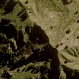 Satellite imagery of Herlihy Bluff, NZ
