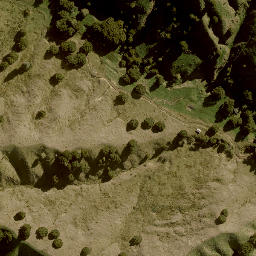 Satellite imagery of Herlihy Bluff, NZ