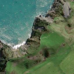 Satellite imagery of Papatiki Redoubt, NZ