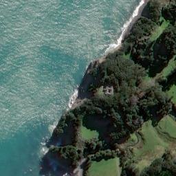 Satellite imagery of Waiiti Redoubt, NZ
