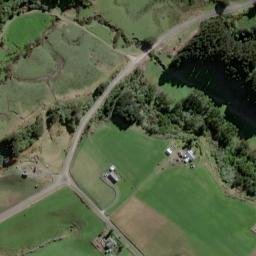 Satellite imagery of Papatiki Redoubt, NZ