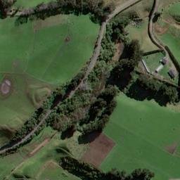Satellite imagery of Papatiki Redoubt, NZ