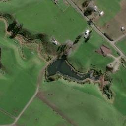 Satellite imagery of Papatiki Redoubt, NZ
