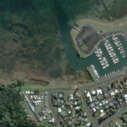 Satellite imagery of Echo Cliffs, NZ