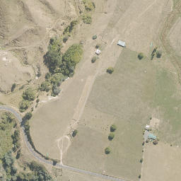 Satellite imagery of Te Maire Bluff, NZ
