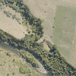 Satellite imagery of Te Maire Bluff, NZ