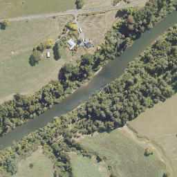 Satellite imagery of Te Maire Bluff, NZ