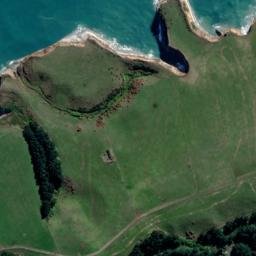 Satellite imagery of Pohokura Pa, NZ