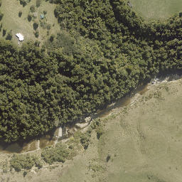 Satellite imagery of Whareriki Pa, NZ