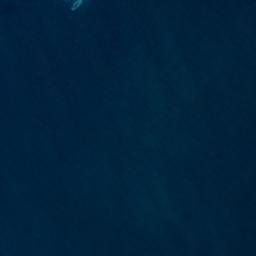Satellite imagery of Seal Rocks, NZ