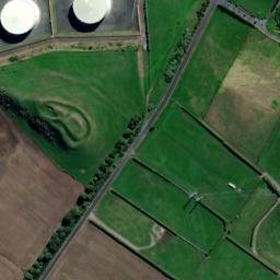 Satellite imagery of Omata Stockade, NZ