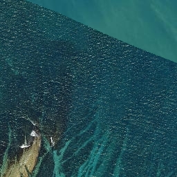Satellite imagery of Tuahuru Point, NZ